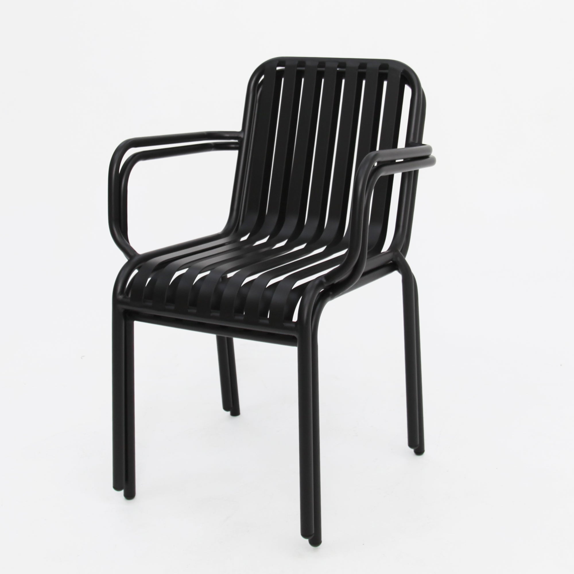 Bistro cafe chairs x 2-Black