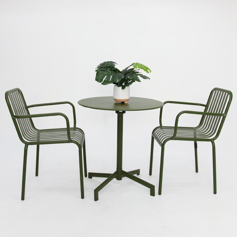 Bistro 3 piece cafe set -Green