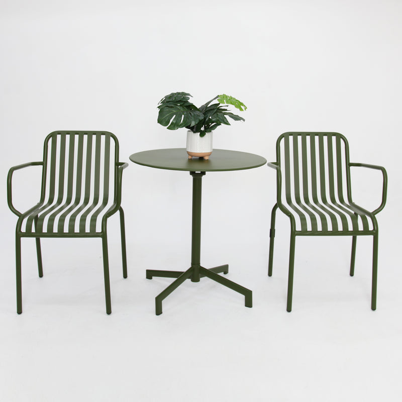 Bistro 3 piece cafe set -Green