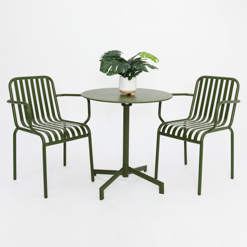 Bistro 3 piece cafe set -Green