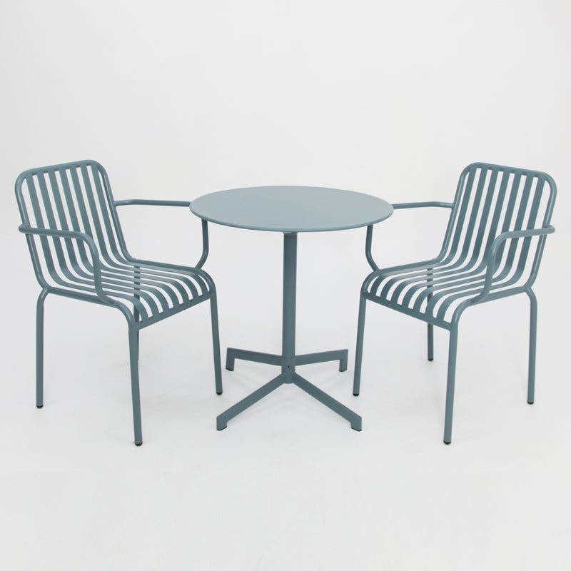 Bistro 3 piece cafe set -Blue