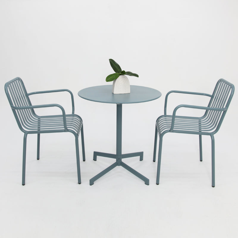 Bistro 3 piece cafe set -Blue