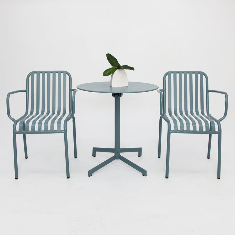 Bistro 3 piece cafe set -Blue