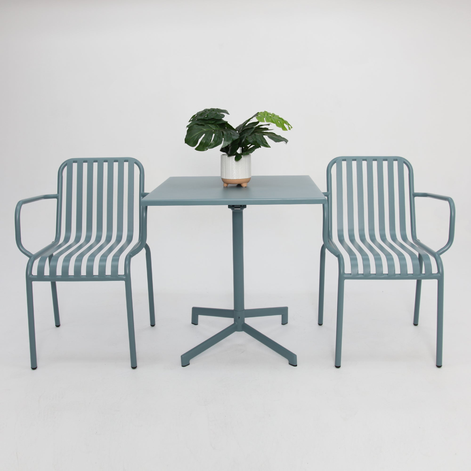 Regent 3 piece cafe set -Blue