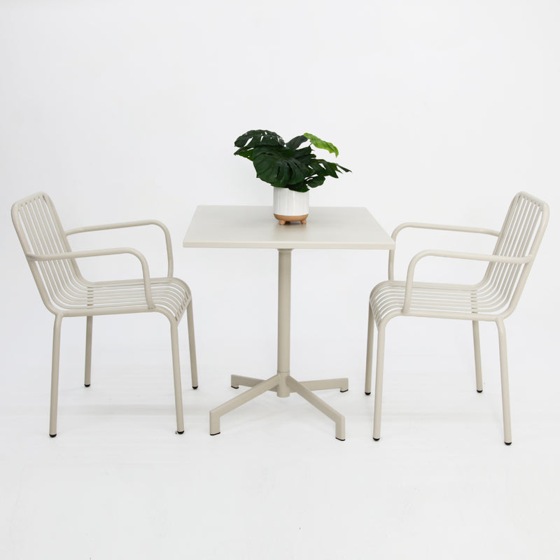 Regent 3 piece cafe set -Beige