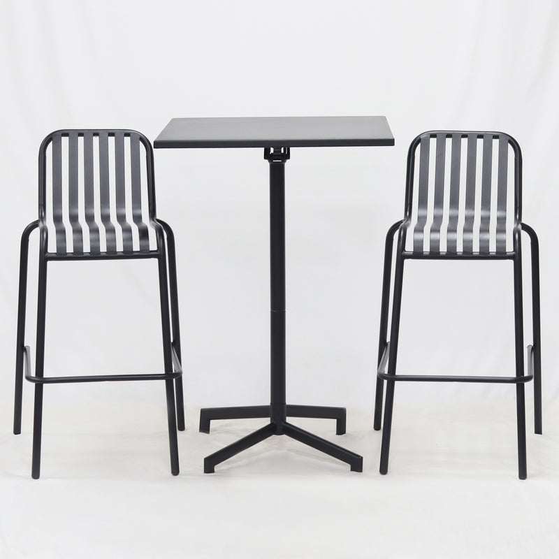 Regent 3 piece Bar set -Black