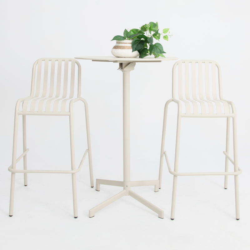 Bistro 3 piece Bar set -Beige