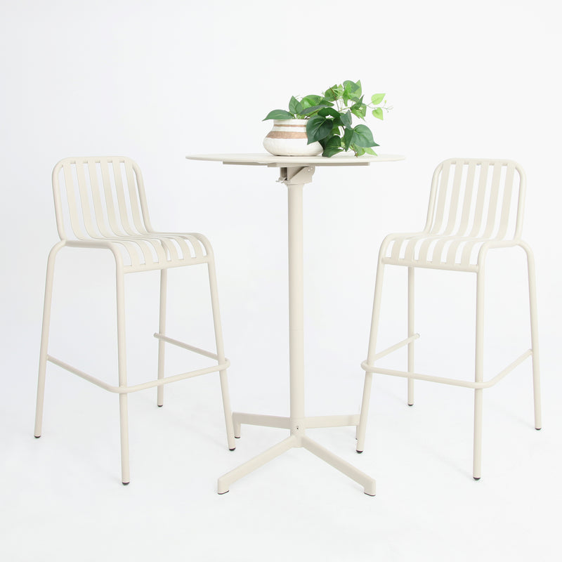 Bistro 3 piece Bar set -Beige