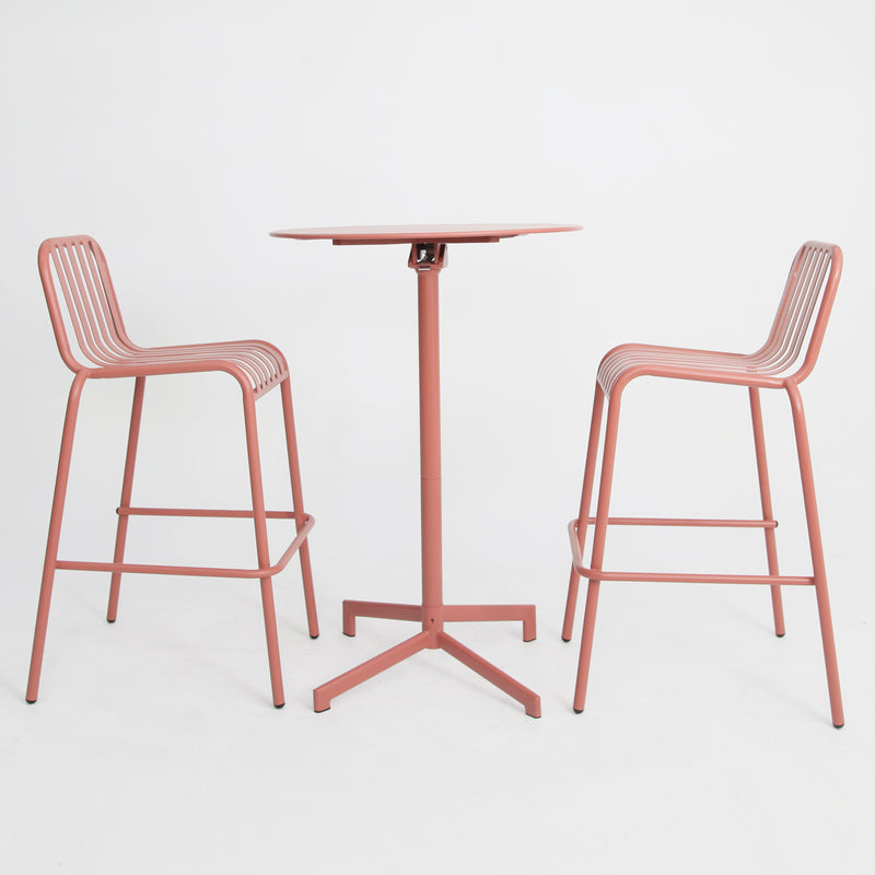 Bistro 3 piece Bar set -Peach