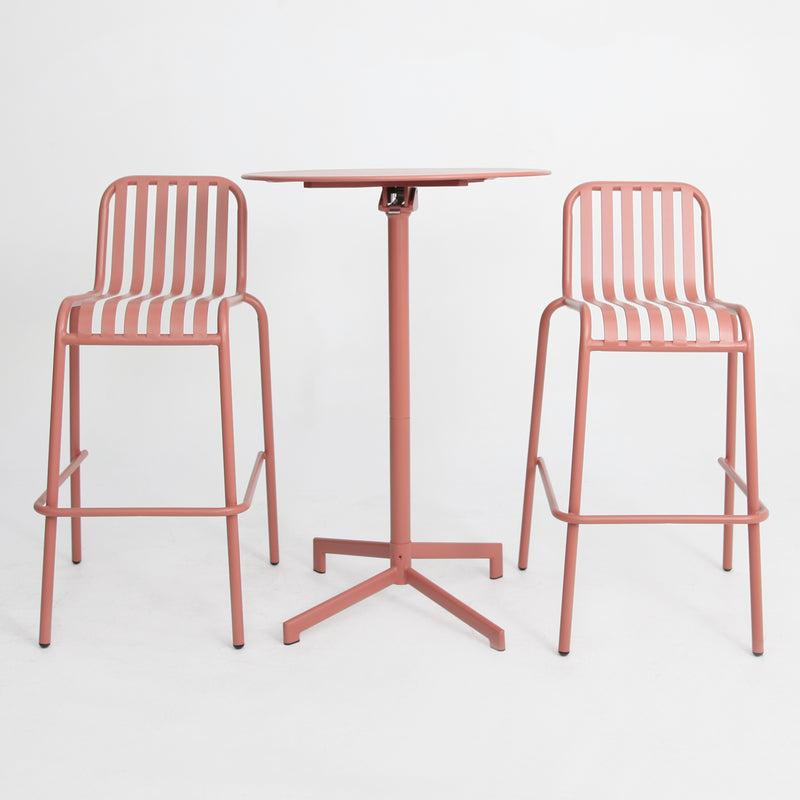 Bistro 3 piece Bar set -Peach