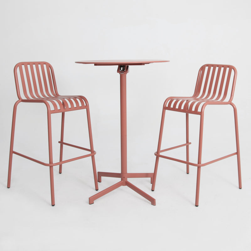 Bistro 3 piece Bar set -Peach