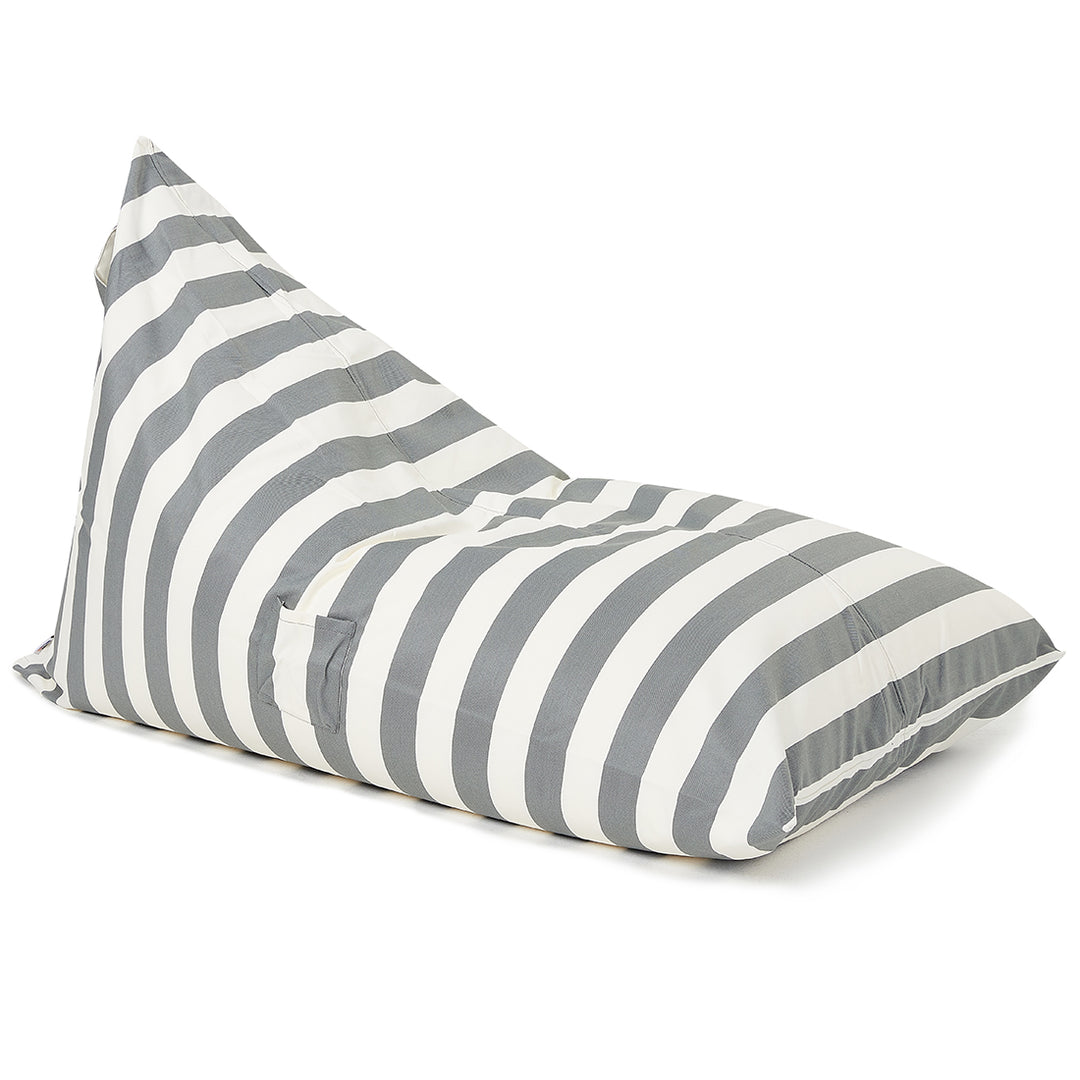 Relax sack outdoor beanbag-grey/white