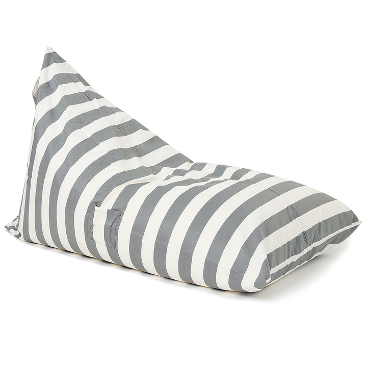 Relax sack outdoor beanbag-grey/white