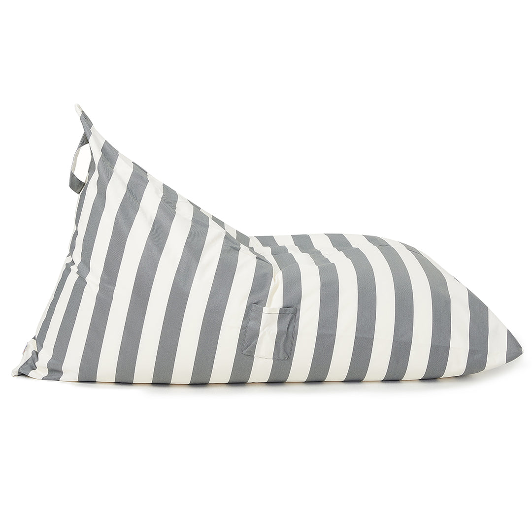 Relax sack outdoor beanbag-grey/white