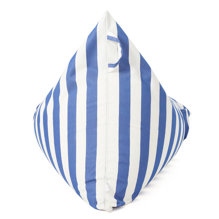 Relax sack outdoor beanbag-Navy/white