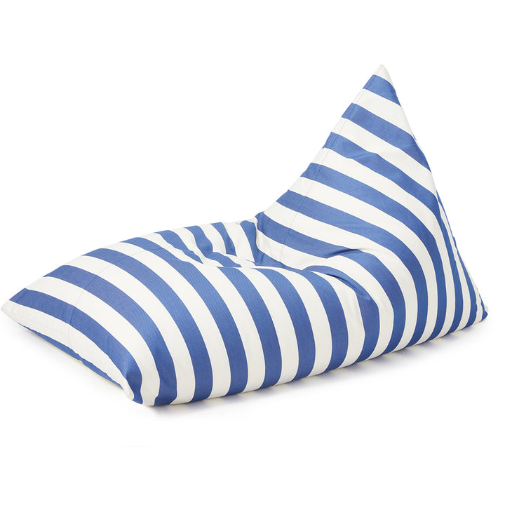 Relax sack outdoor beanbag-Navy/white