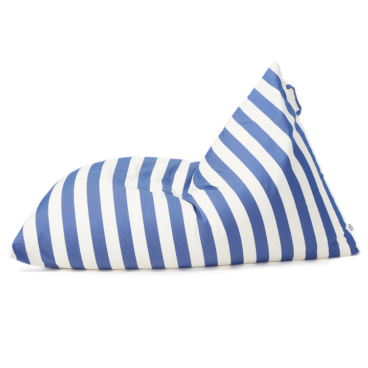 Relax sack outdoor beanbag-Navy/white