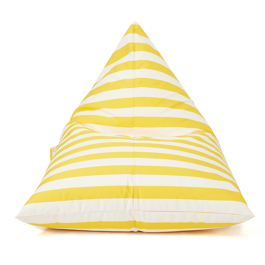 Relax sack outdoor beanbag-Yellow/white