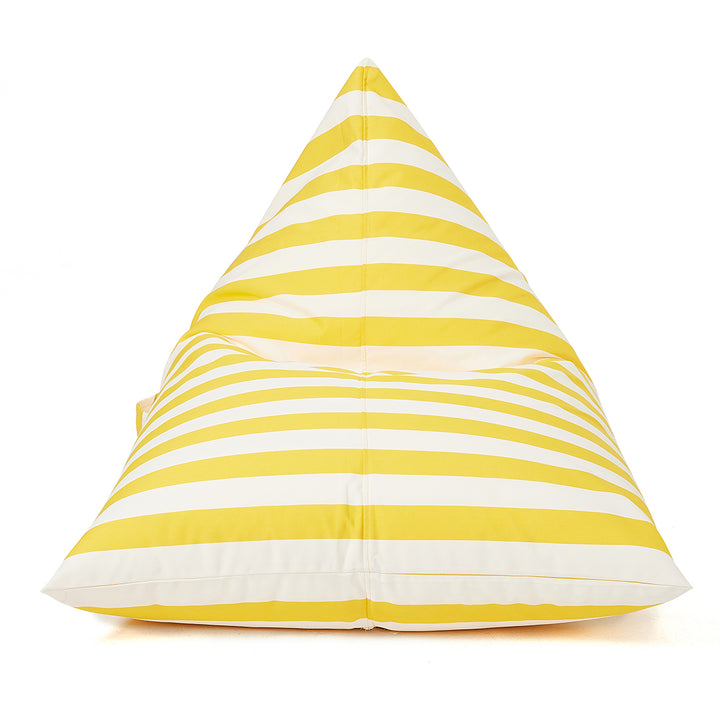 Relax sack outdoor beanbag-Yellow/white