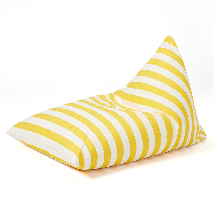 Relax sack outdoor beanbag-Yellow/white