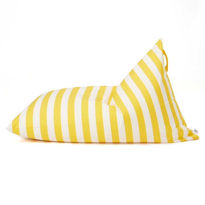 Relax sack outdoor beanbag-Yellow/white