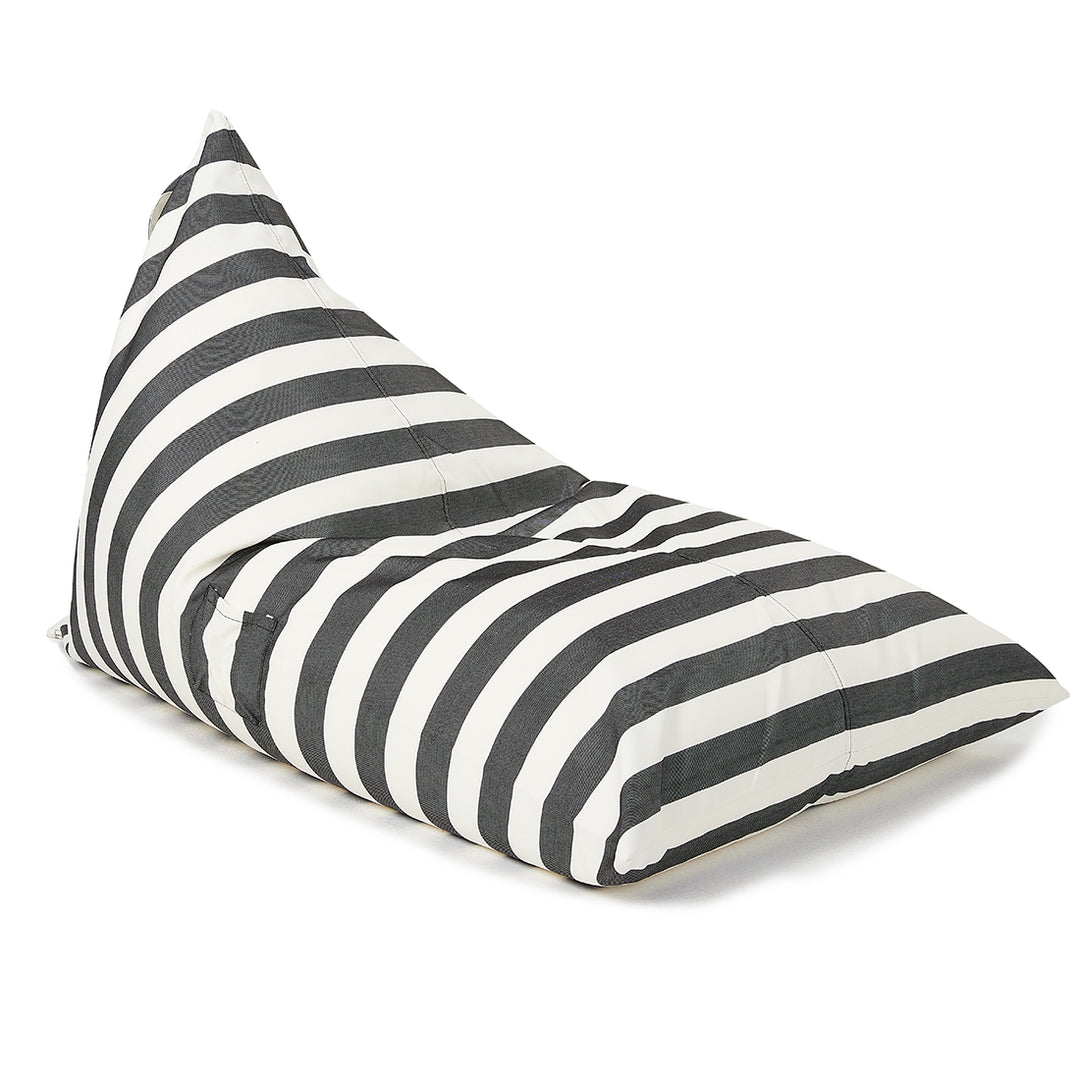 Relax sack outdoor beanbag-Charcoal/white