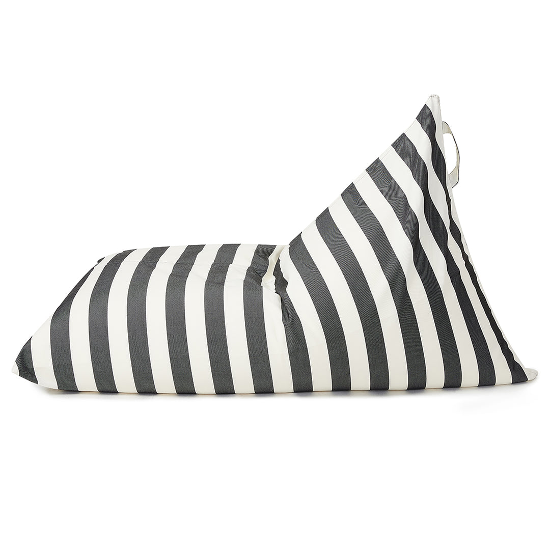 Relax sack outdoor beanbag-Charcoal/white