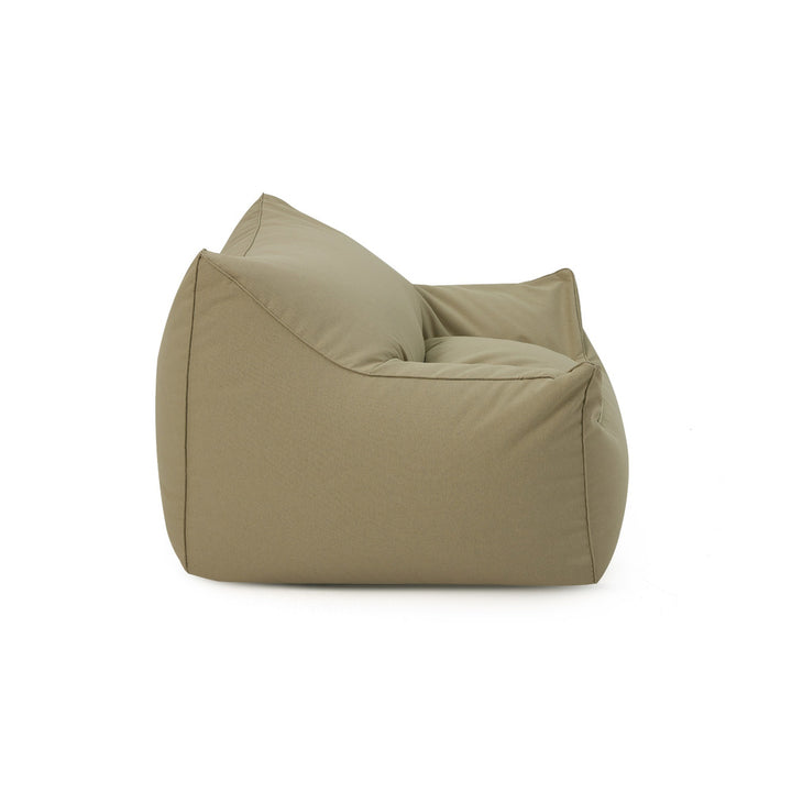 Mantra  single outdoor beanbag with ottoman-sage green