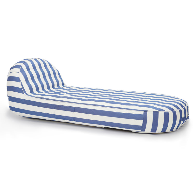 Sierra inflatable daybed-navy & white stripe