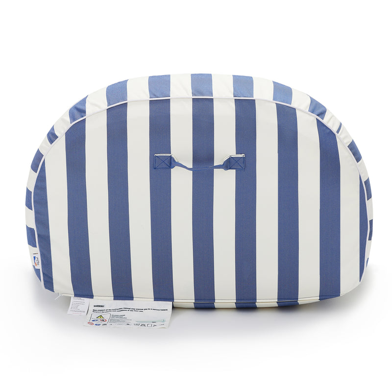 Sierra inflatable daybed-navy & white stripe