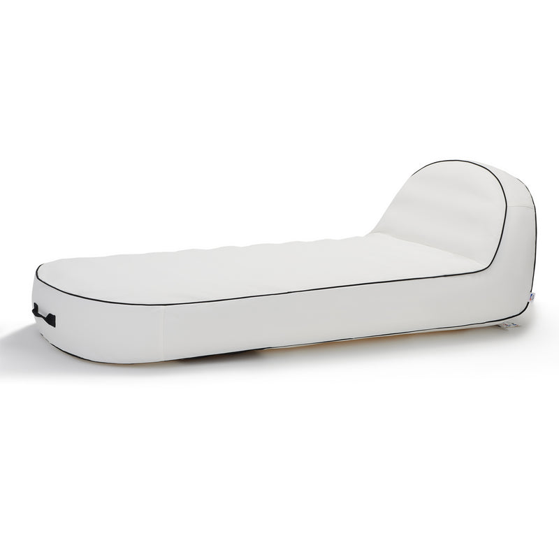 Sierra inflatable daybed-White with black trim