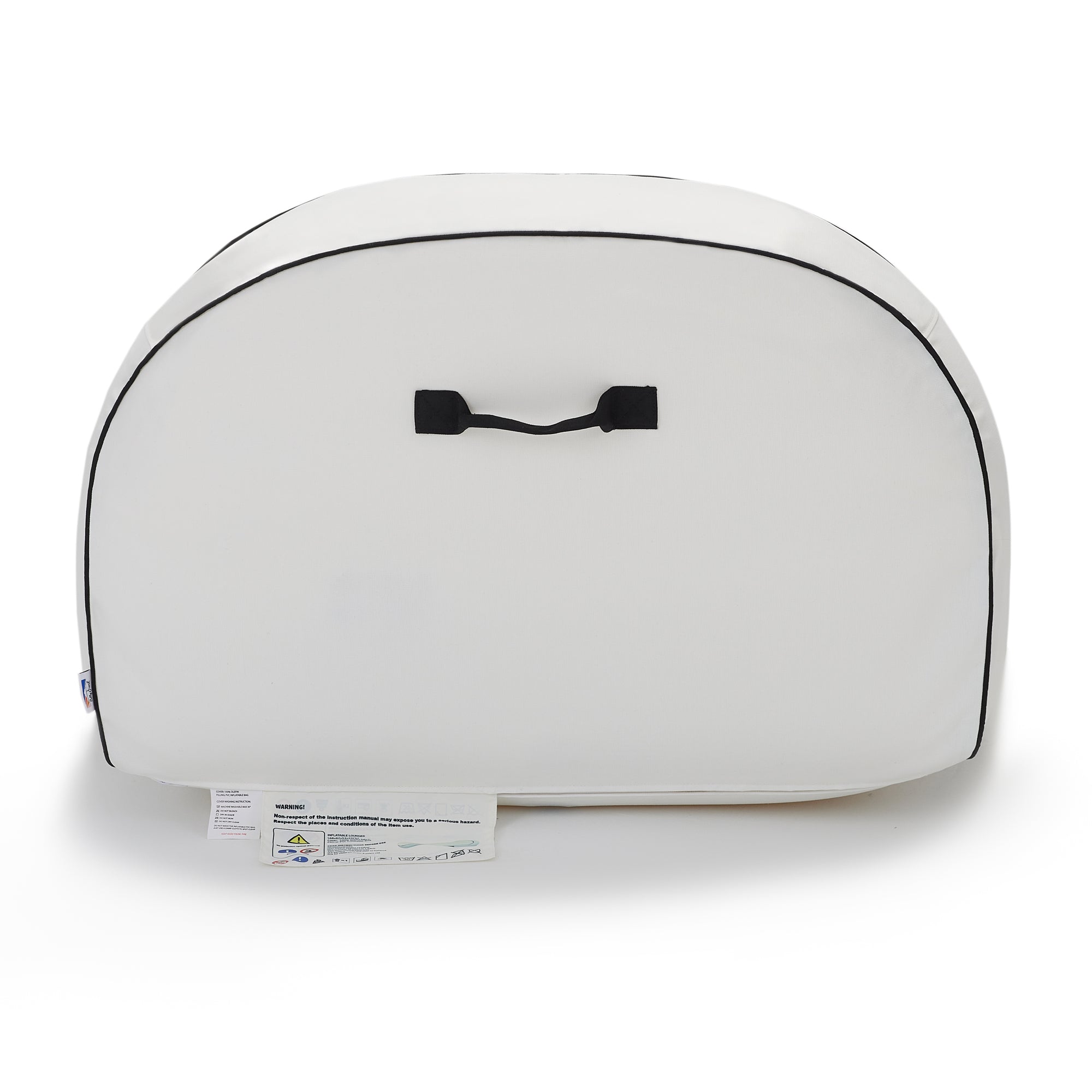 Sierra inflatable daybed-White with black trim