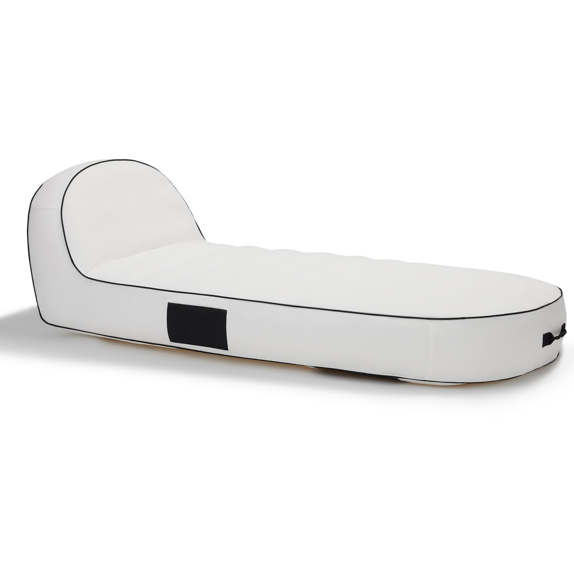 Sierra inflatable daybed-White with black trim