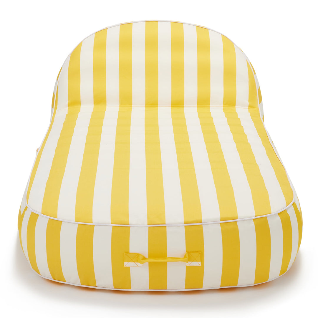Sierra Inflatable Daybed - Yellow &amp; White Stripe