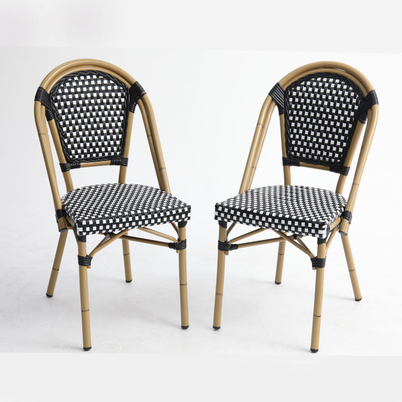 Parisian wicker chair set of 2