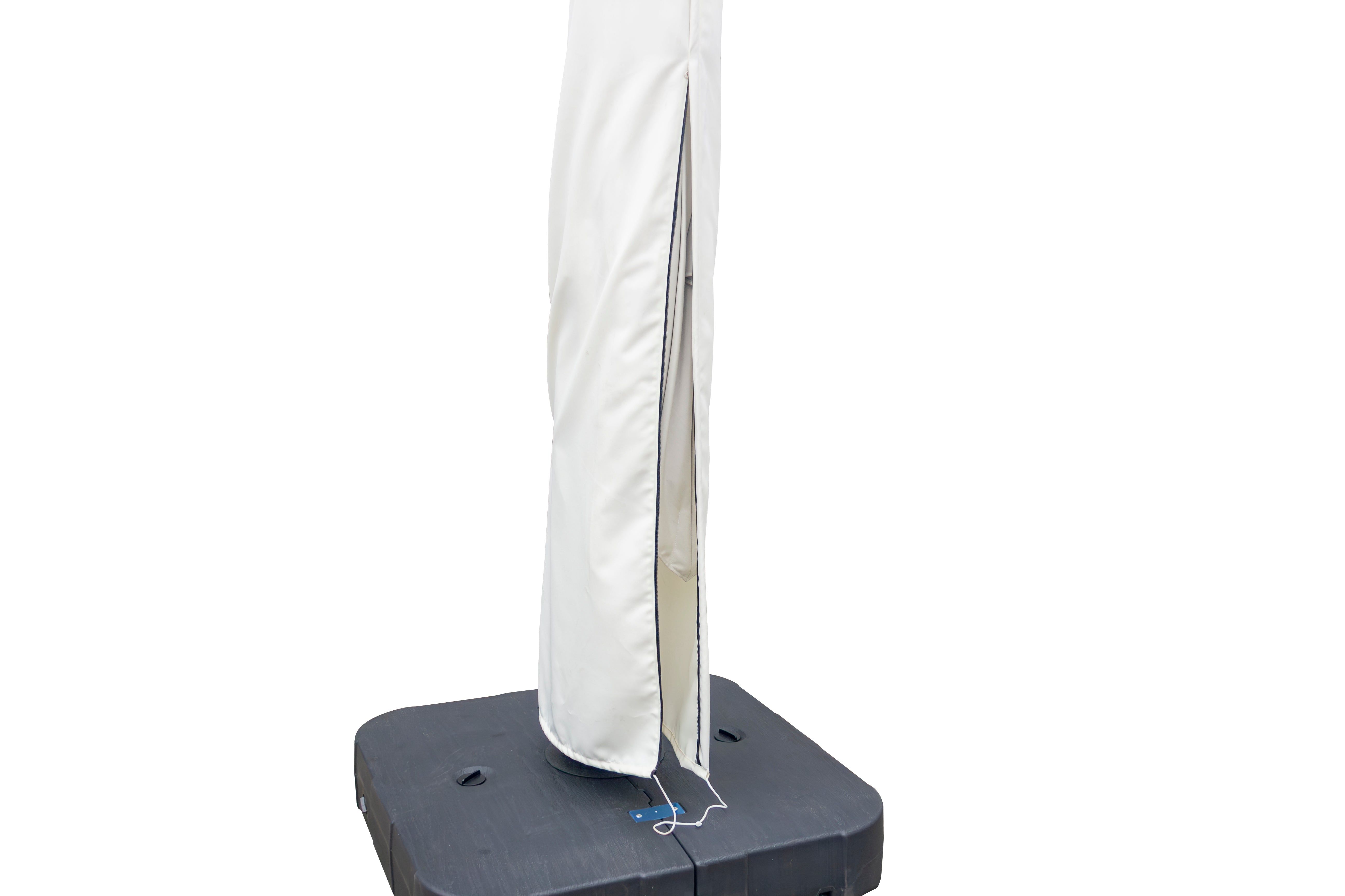 Roma 3mt x 3 mt Canteliever umbrella with base and cover