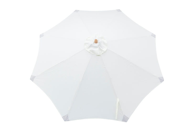 3 mt Deluxe Bamboo Umbrella with cover- Cream