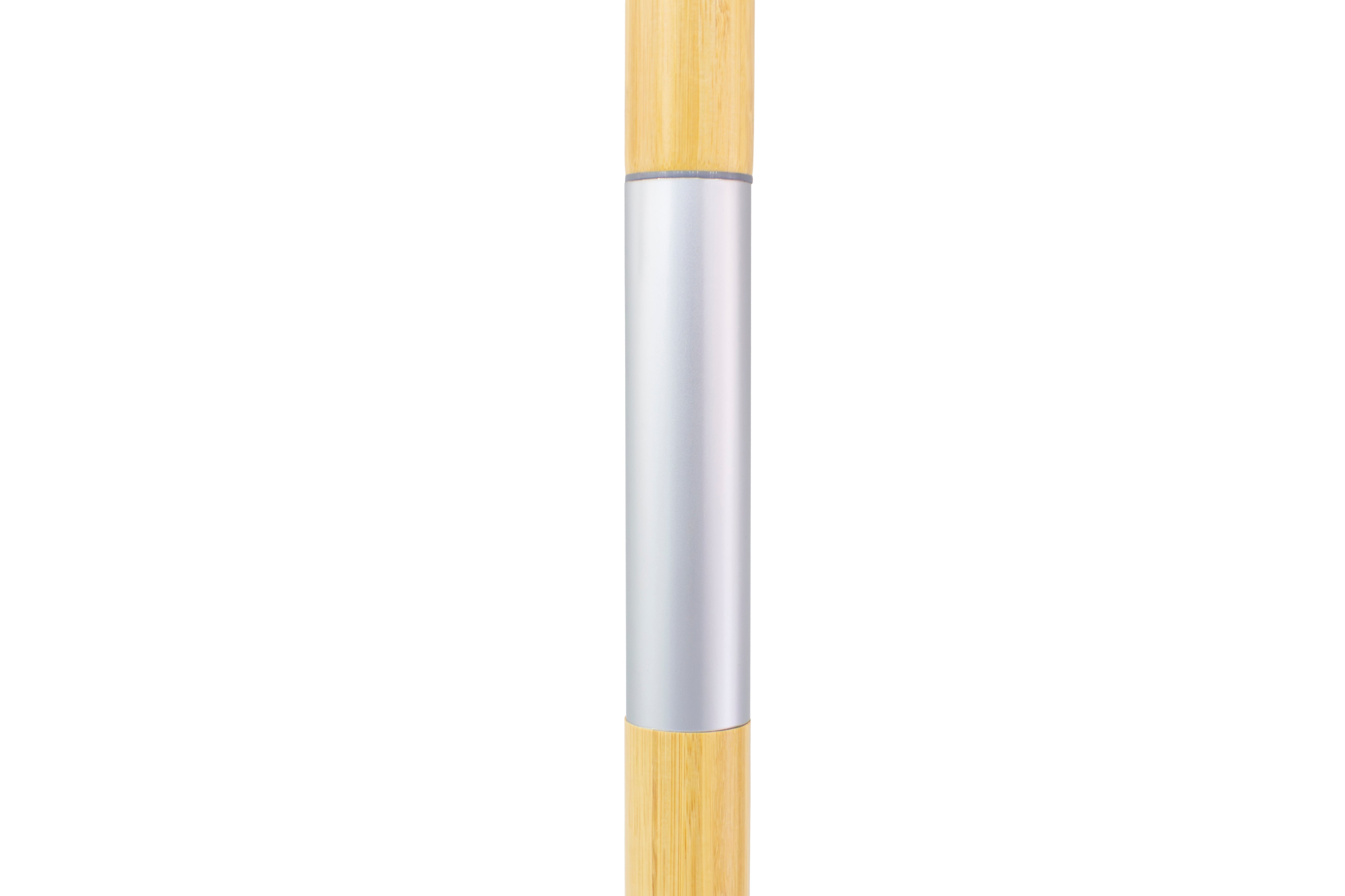 3 mt Deluxe Bamboo Umbrella with cover- Yellow and white stripe