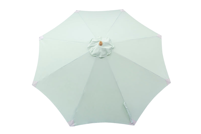 3 mt Deluxe Bamboo Umbrella with cover- Sage