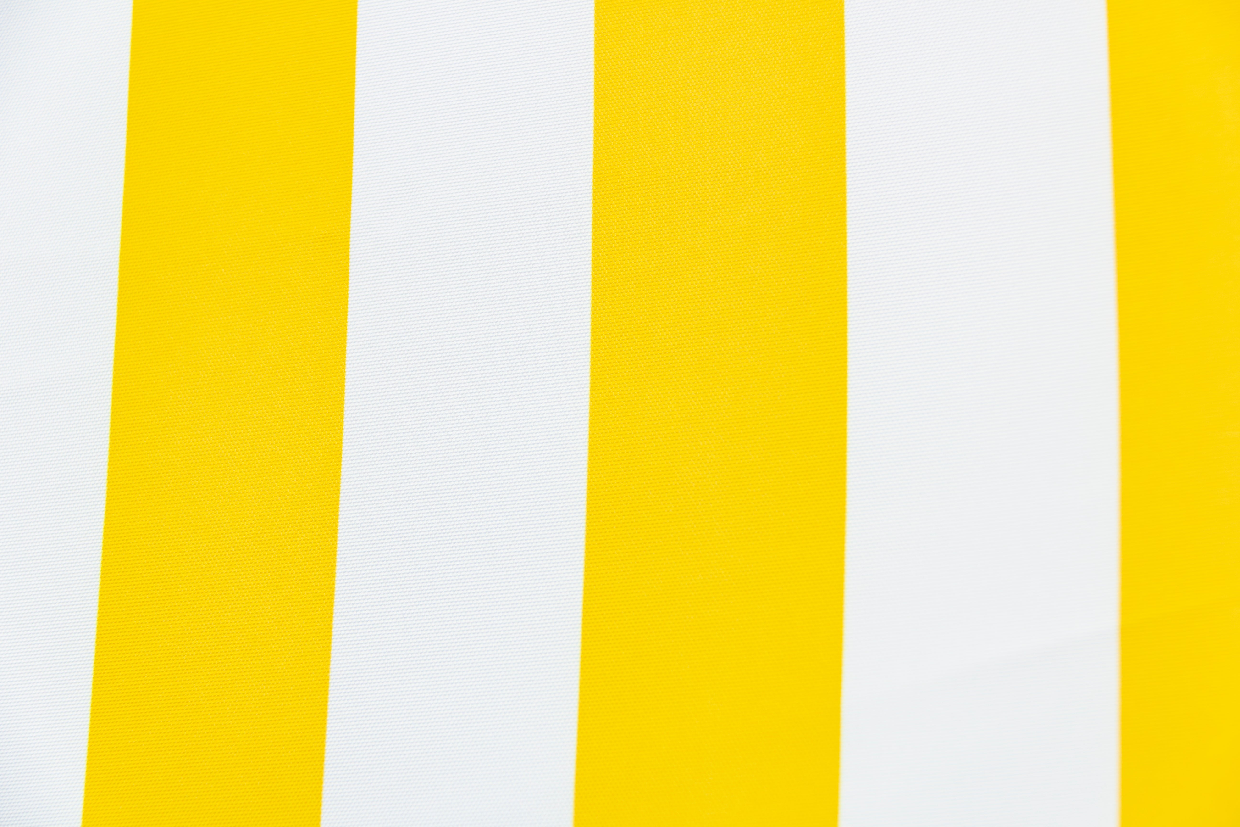 3 mt Deluxe Bamboo Umbrella with cover- Yellow and white stripe