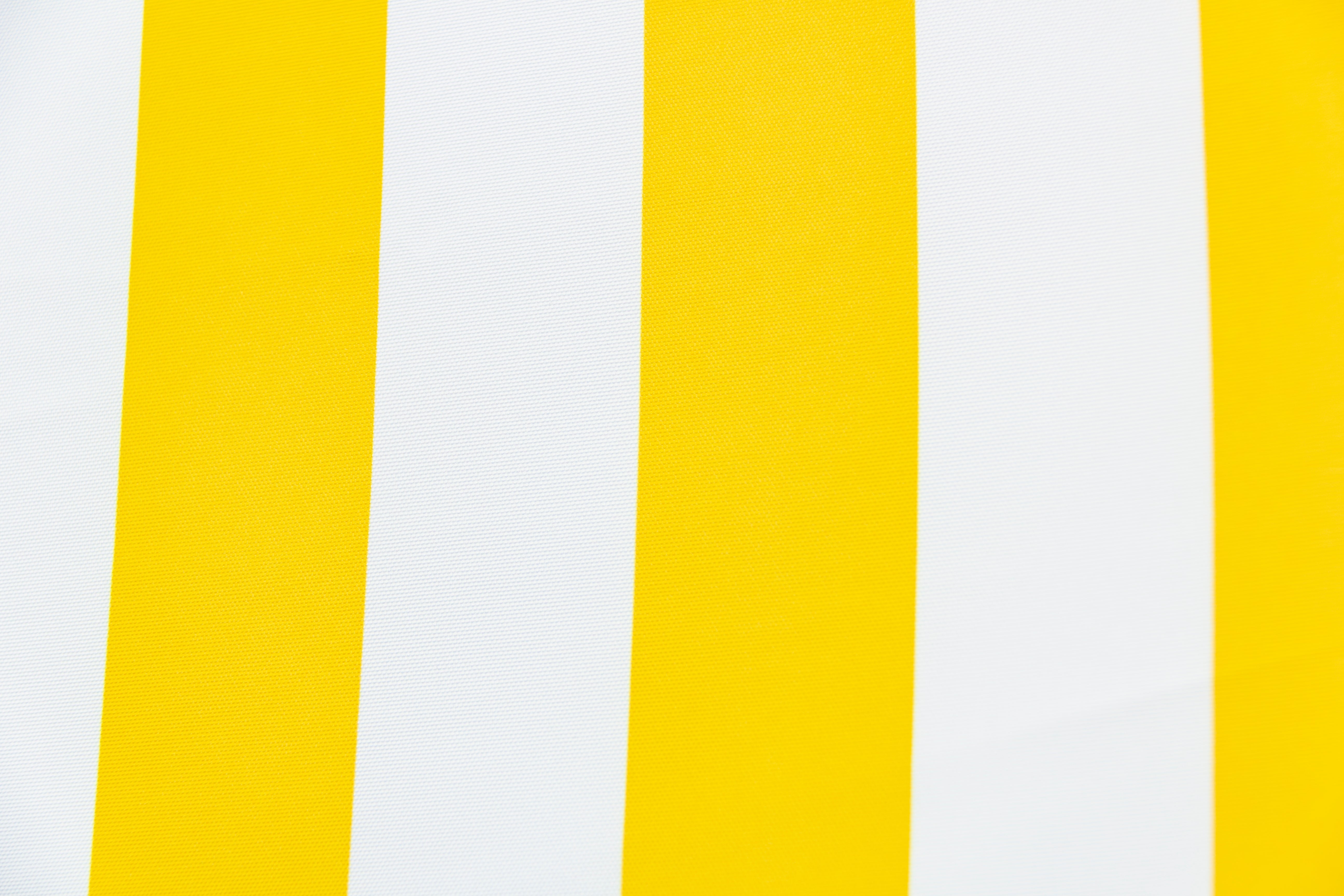 3 mt Deluxe Bamboo Umbrella with cover- Yellow and white stripe
