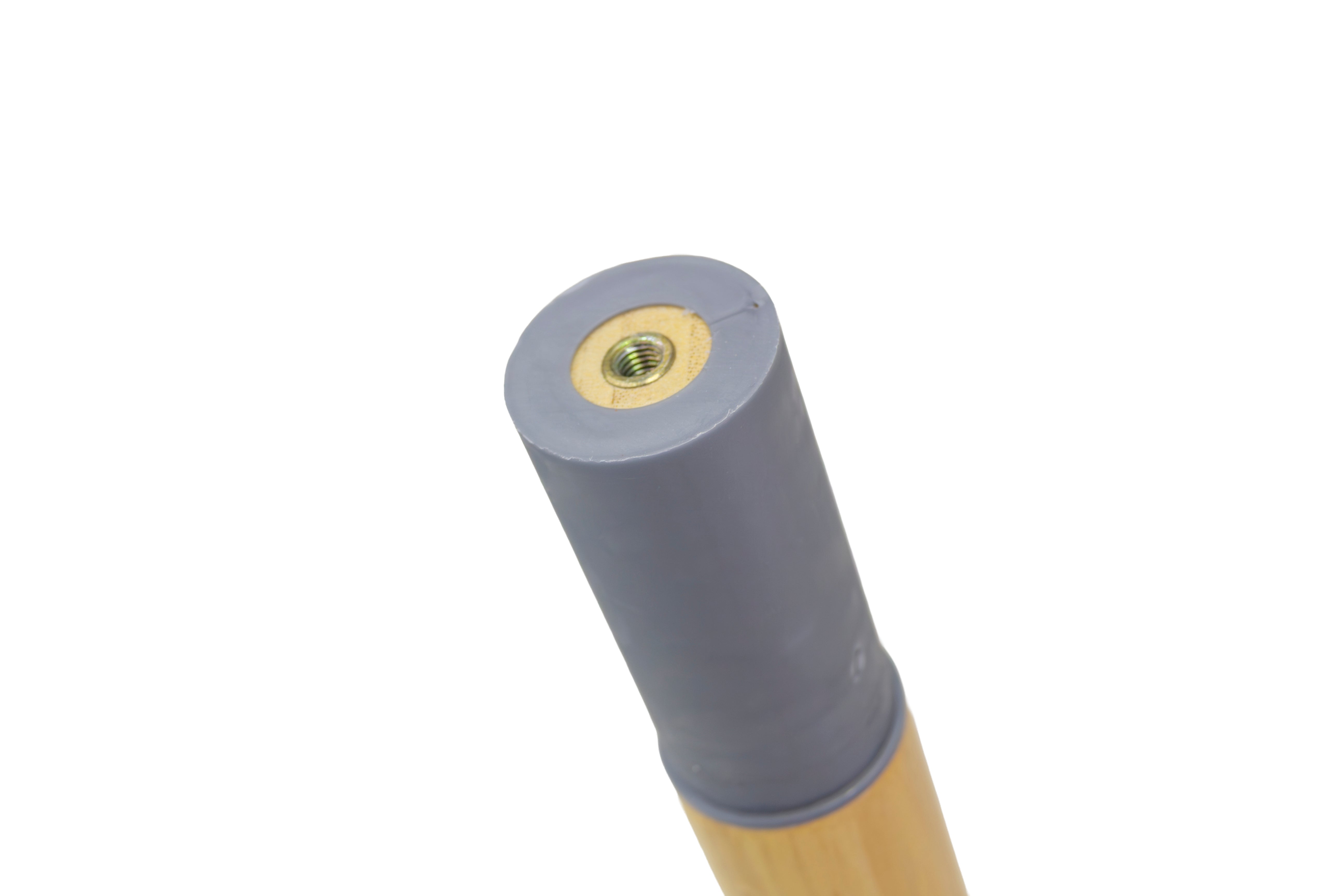 3 mt Deluxe Bamboo Umbrella with cover- Yellow and white stripe