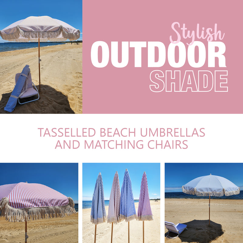 Black Friday Sale 40% off Beach umbrellas and beach chairs