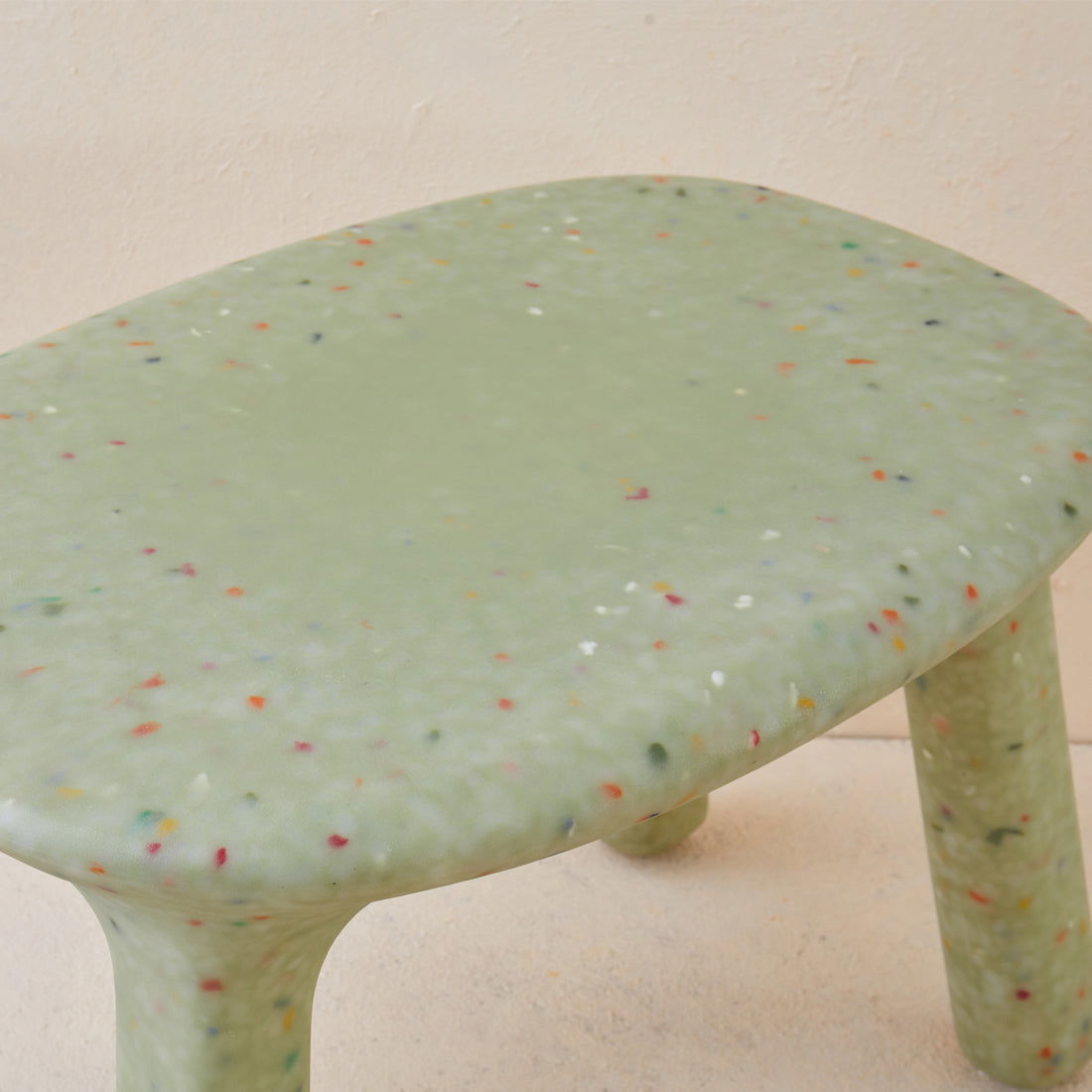 Odie Kids 3pc Table and Chair Set - Green Sprinkle - Odie Home