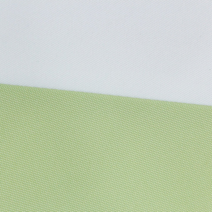 3m Multi panel Aluminium Umbrella with Scallop Edge and Cover - Green/white with White Trim