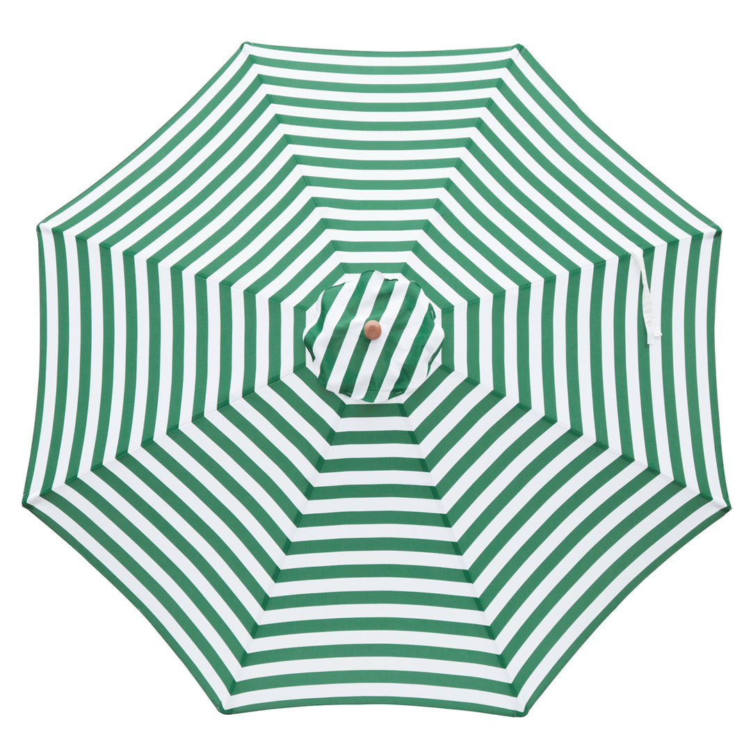 Emerald Green 3m diameter market umbrella with cover - Billy Fresh