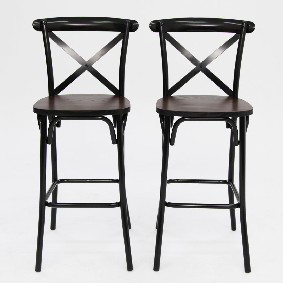 Crossback Bar Chair x2 - Billy Fresh