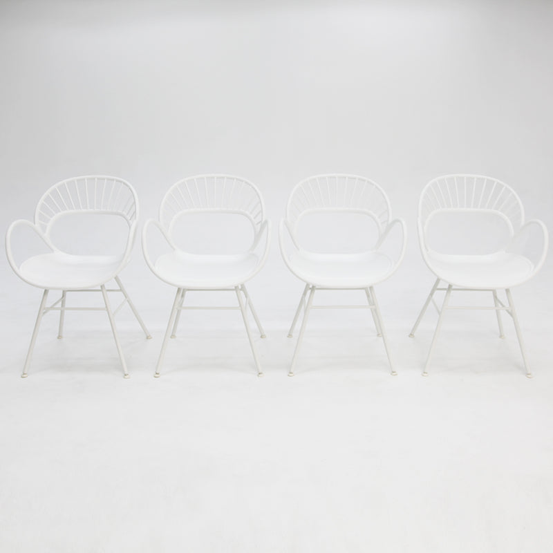 Fantail Chair White x4