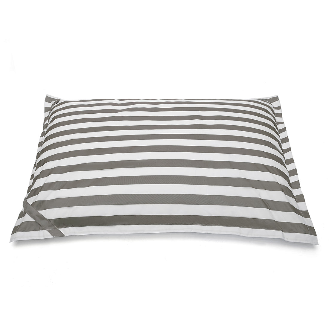 Lazy Days Floating Outdoor Beanbag Taupe and White Stripe - Billy Fresh
