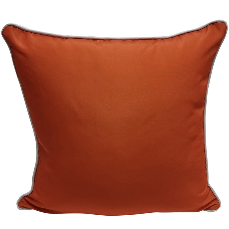 Orange Rust outdoor cushion
